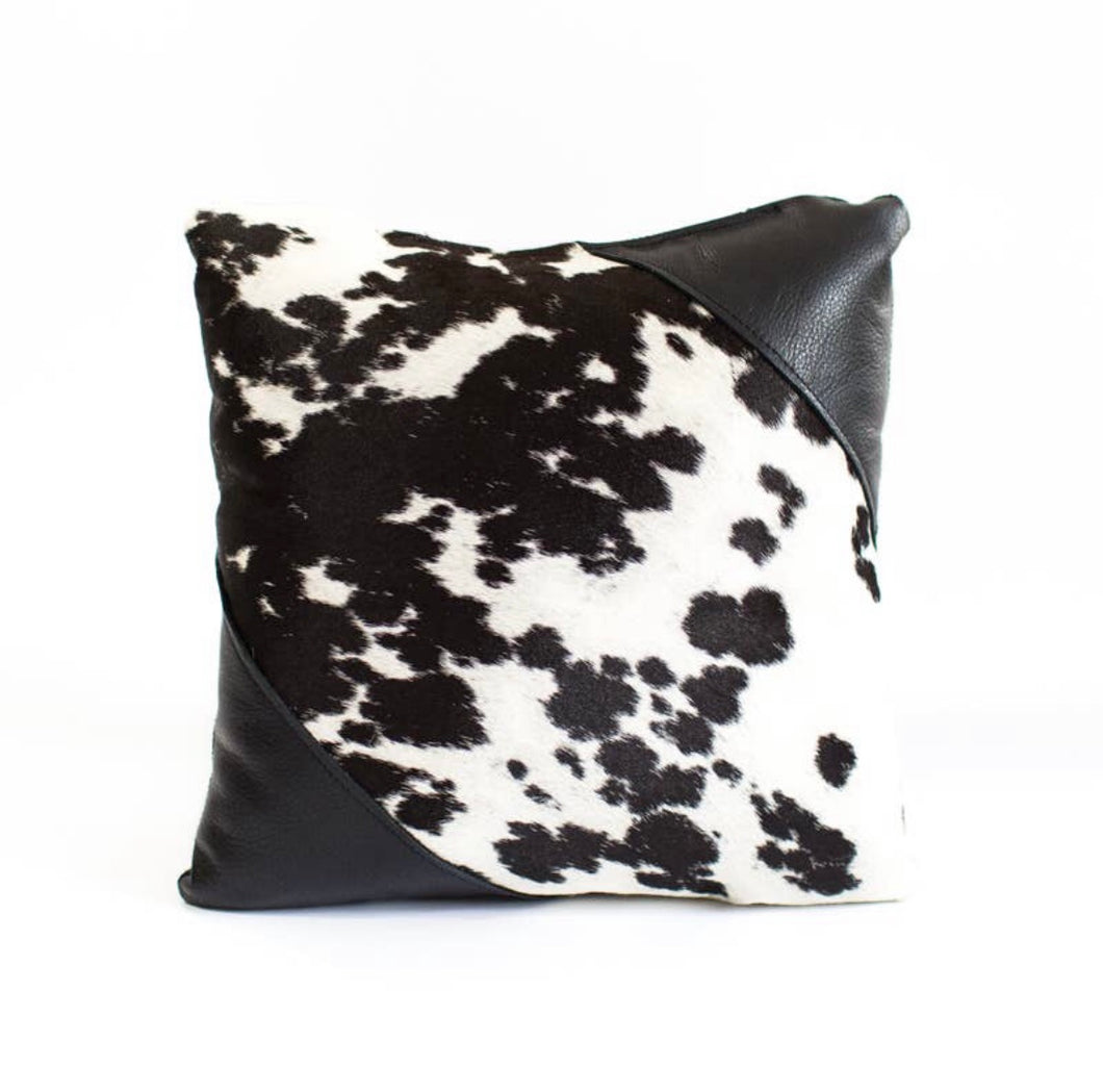Posh Pillow -Dutch Cowhide 10” x 6”