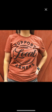 Load image into Gallery viewer, Support Local Farmers-Tee Heather Clay
