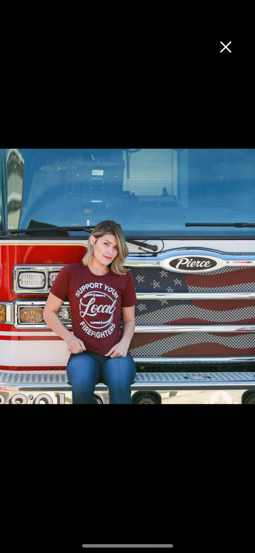 Support Local Firefighter-Tee